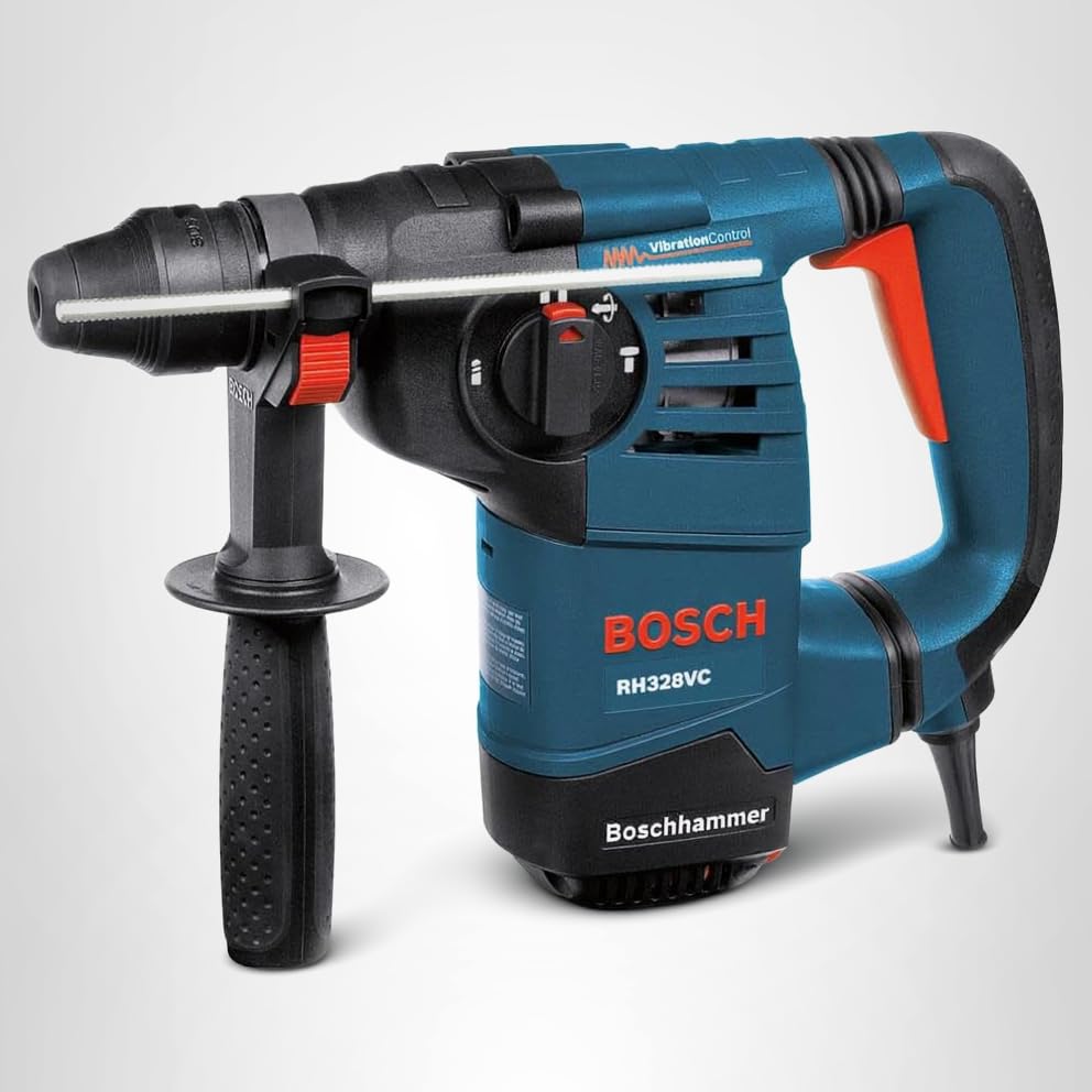 BOSCH RH328VC 1-1/8 Inch SDS-plus Rotary Hammer with Variable Speed, Vibration Control