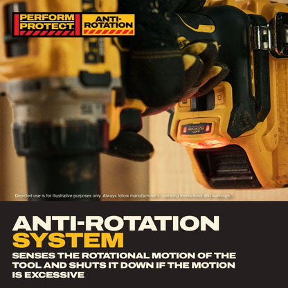 DEWALT 20V MAX XR brushless drill kit, 1/2", 5Ah battery, charger, LED light